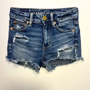 AE Ne(x)t Level High-Waisted Denim Short Short